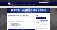 Desktop Screenshot of icedogsmn.org
